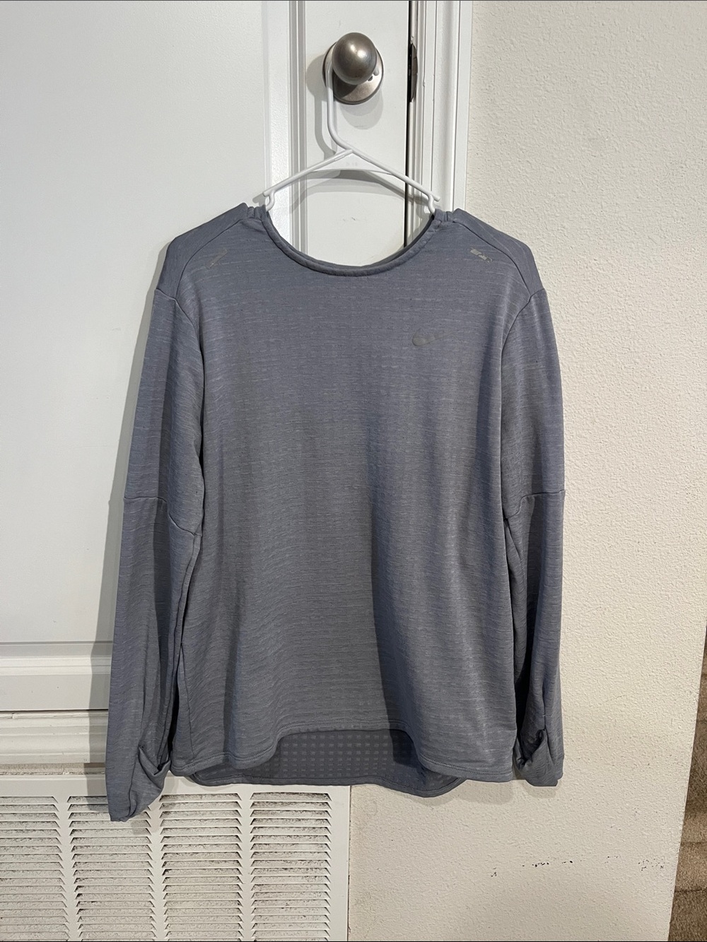 Nike Long Sleeve Performance Shirt - Gray